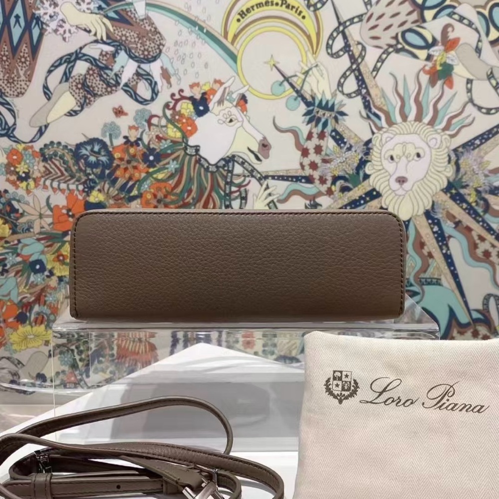 Loro Piana Elephant Grey Handbag - Picture 4 of 5